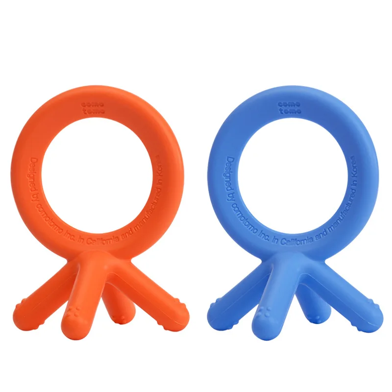 

Baby Nipple Pacifier new Design comfortable hold in hand liquid silicone baby teether teething stick pacifier clips speenkoord