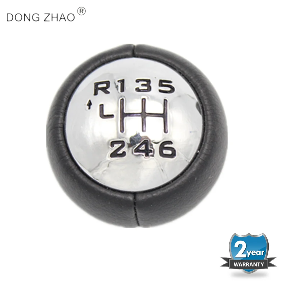 For PEUGEOT 807 2001 2002 2003 2004 2005 2006 2007 2008 2009 2010 2011 Car 6 Speed Gear Stick Level Shift Knob Leather Cover | Автомобили