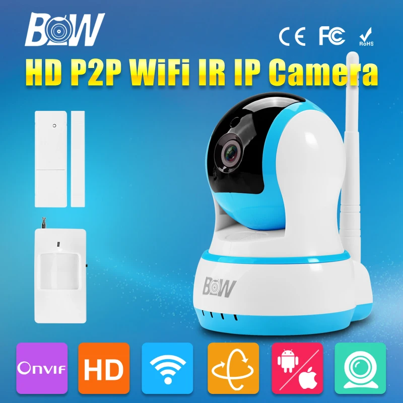 HD 720P Mini IP font b Camera b font Wifi Wireless H 264 Baby Monitor Onvif