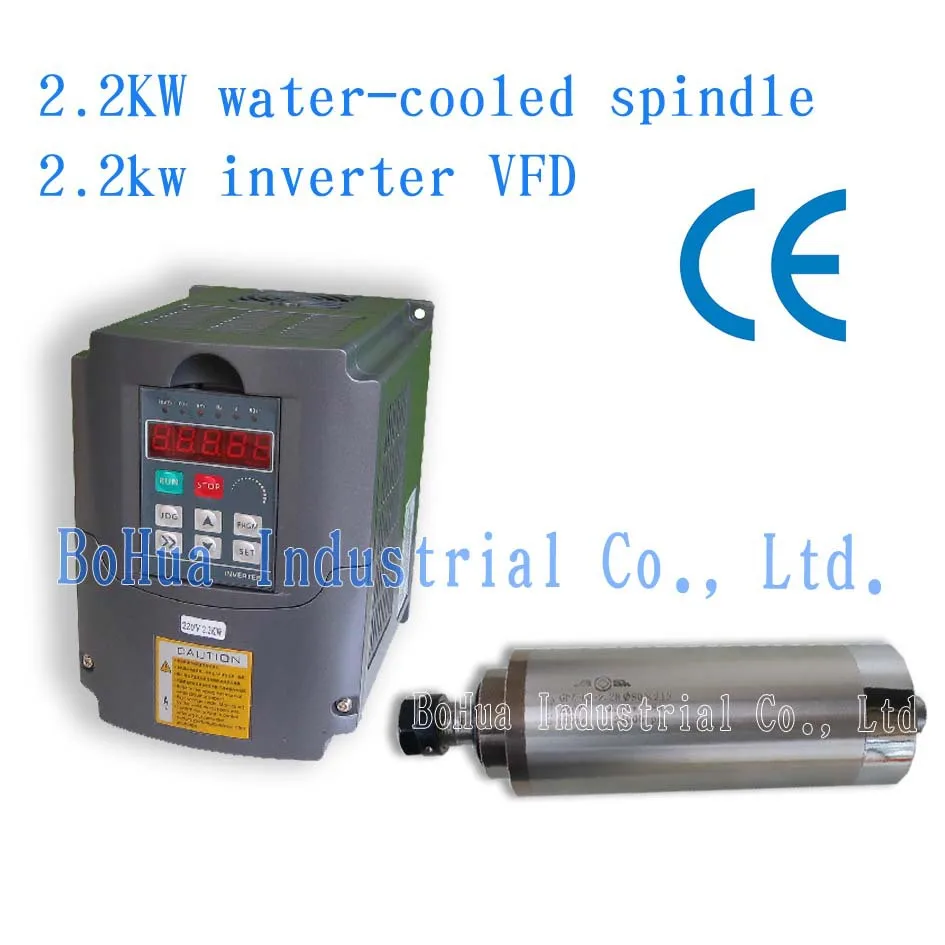 GMT Water Cooled CNC Spindle 0.8 KW 220V 24000 RPM R | Water Cooled