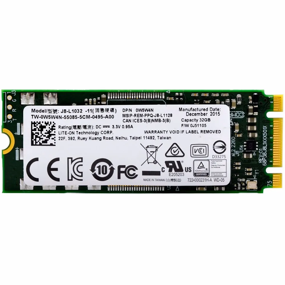 M.2 SSD SLC Flash m2 2260 SSD 32GB Disco Duro Interno Internal Solid ...