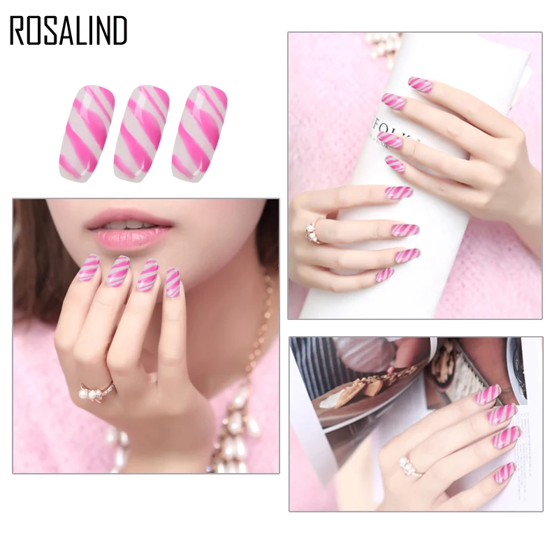 ROSALIND 5 мл Краска для ногтей Цвет 142 чистый 831 860 цветов УФ маникюр Сделай Сам