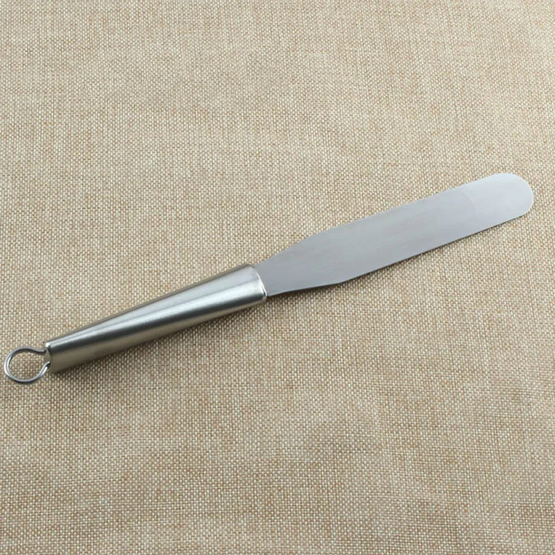 

1PCS 6 inch cross stainless steel cream scraper cake mold spatula baking tools jam spatula