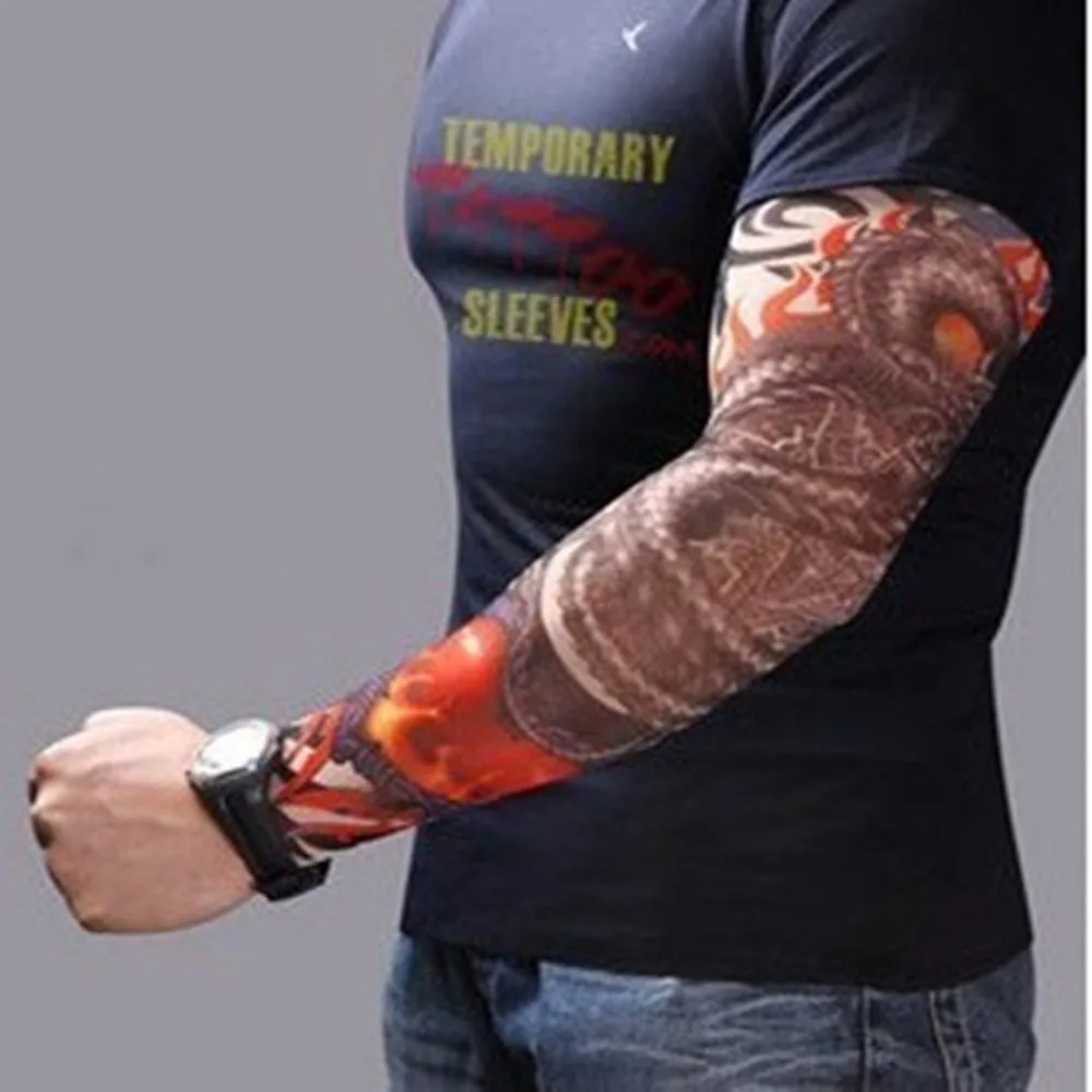 4 шт. нарукавники с длинным рукавом имитацией татуировки|arm warmers|tattoo arm warmercuff sleeve |