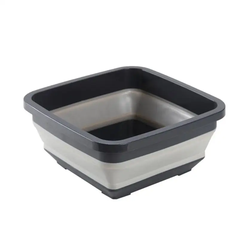 

New Hot Portable Folding Bucke t Foldable Basin Outdoor Collapsible Plastic Bucket Multifunction Home Kitchen Supplie Tools