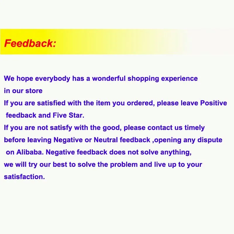 Feedback