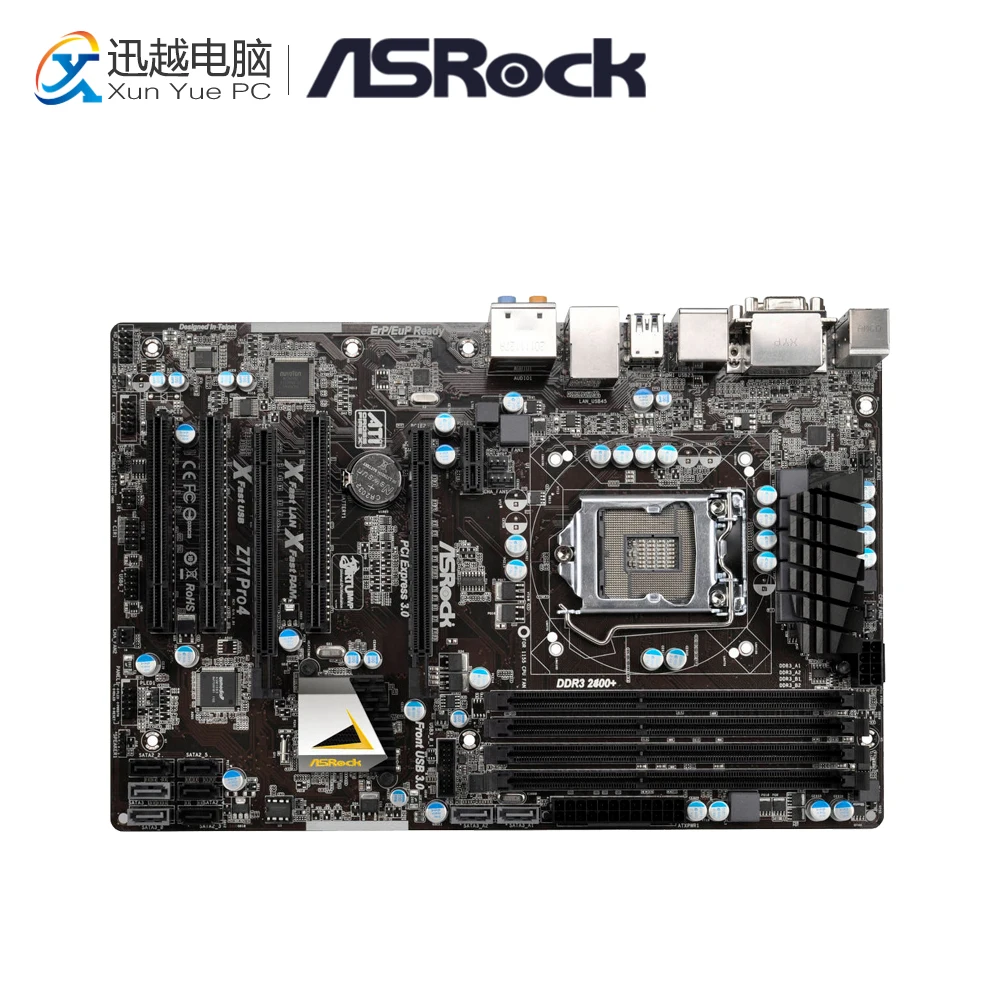 

Asrock Z77 Pro4 Desktop Motherboard Z77 Socket LGA 1155 i3 i5 i7 DDR3 32G USB3.0 E-ATX