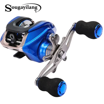 

Sougayilang Metal Body 17+1BB Fishing Reel EVA Handle Fishing Reels 3 Colors Right/Left Freshwater Casting Baitcasting Reel