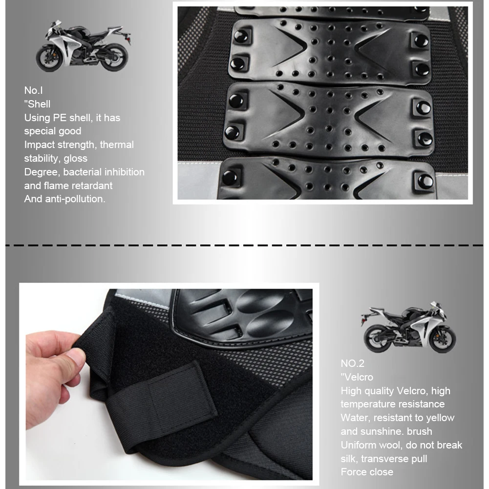 Профессиональный защитный жилет для мотоцикла Защитное снаряжение для мотокросса гоночный жилет Защитное снаряжение для катания на коньках мотоциклетный жилет для мотокросса