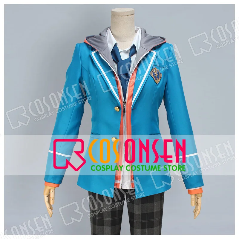 

COSPLAYONSEN Ensemble Stars Cosplay Costume Male Blue Uniform new Full Set