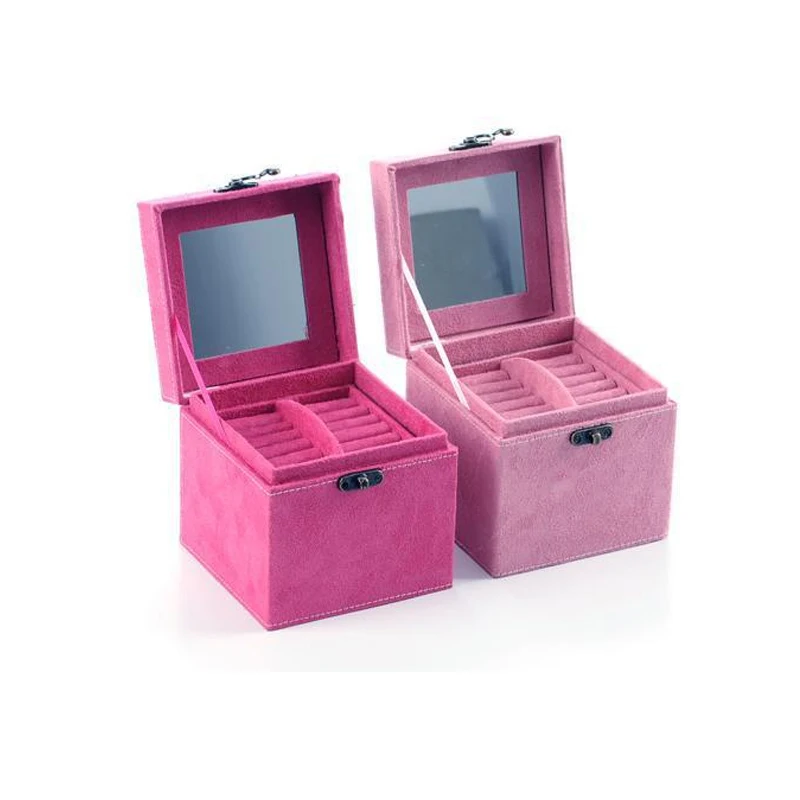 

New Multifunctional Jewelry Makeup Organizer Three-layer Stretch Princess Cosmetic Case Beauty Nail Large Capacity Storage Box