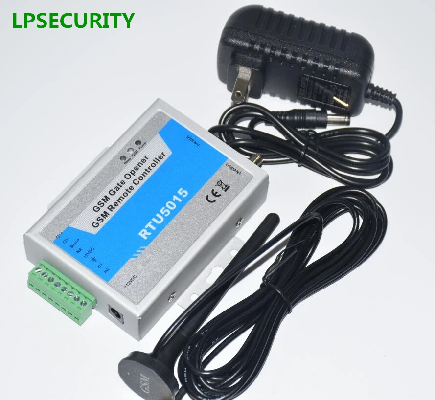 LPSECURITY с адаптером RTU5015 GSM Открыватель ворот оператор SMS дистанционным управлением