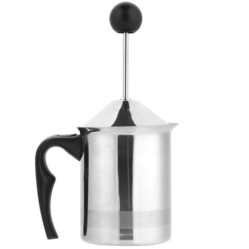 

Stainless Steel Manual Milk Frother Foam Maker Coffee Milk Double Mesh Milk Creamer Foamer Creamer Kitchen Applicance