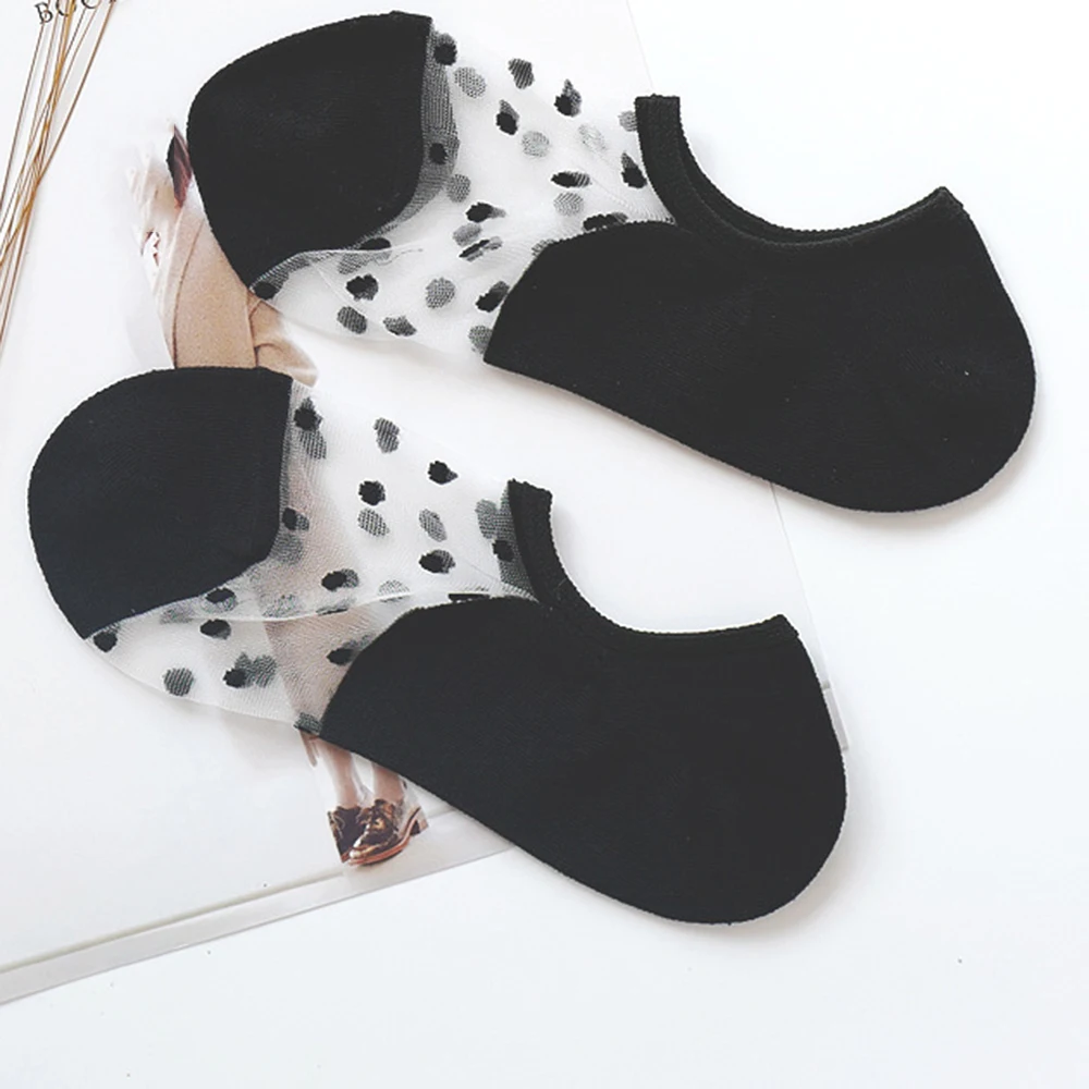 1 пара женские кружевные сетчатые носки|lace no show socks|invisible laceno socks women |