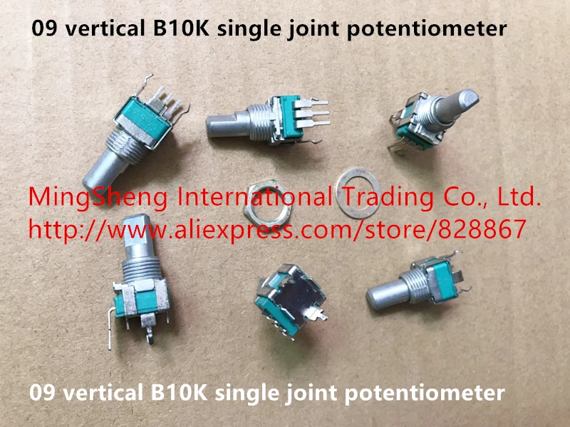 

Original new 100% table 09 vertical B10K single joint potentiometer (SWITCH)
