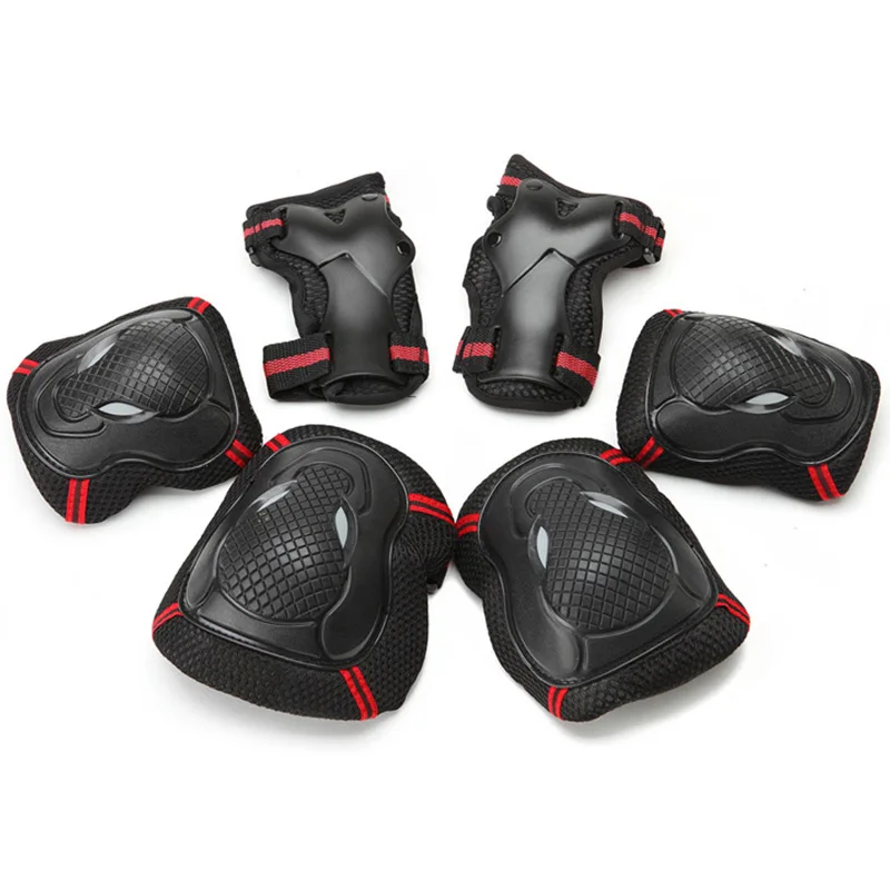 Adult Children Knee/Elbow Pads protective gears for longboard skateboard Bicycle Ice Inline Roller Skate Protector Kids Scooter