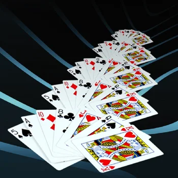 

playing cards copper cards shrinking poker become small stage magic tricks magic props