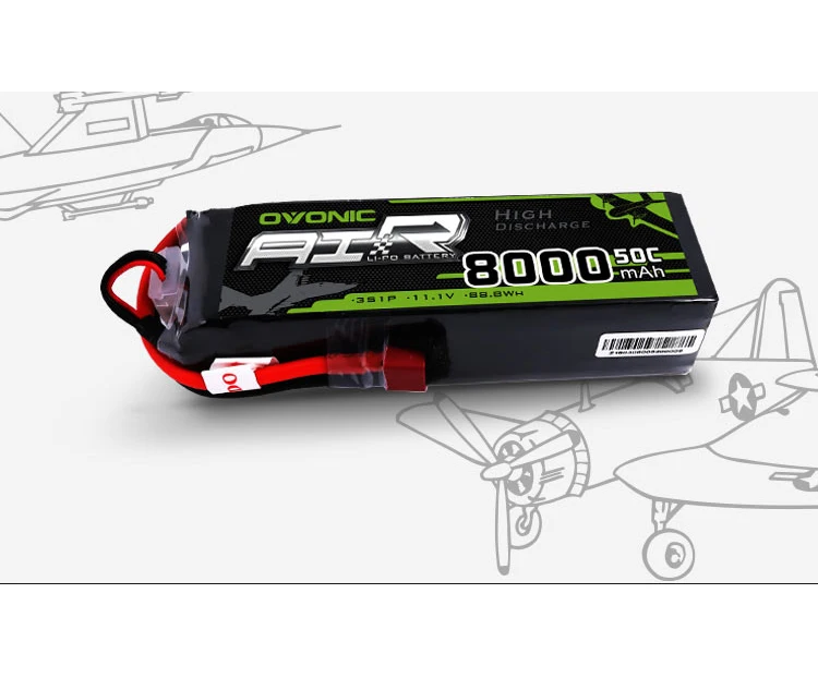 2 шт. батарея osonic LiPo 8000 мАч 11,1 В LiPo 3S 50C-100C аккумулятор T XT60 штекер для большого размера RC вертолет грузовик Квадрокоптер