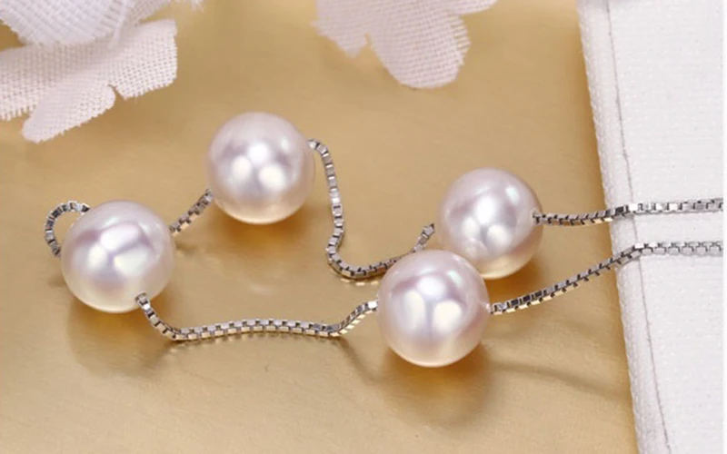 Sinya 925 sterling silver Bracelet Anklet with natural pearls for women girls Mom main length 16cm-19cm optional best Promotion (16)