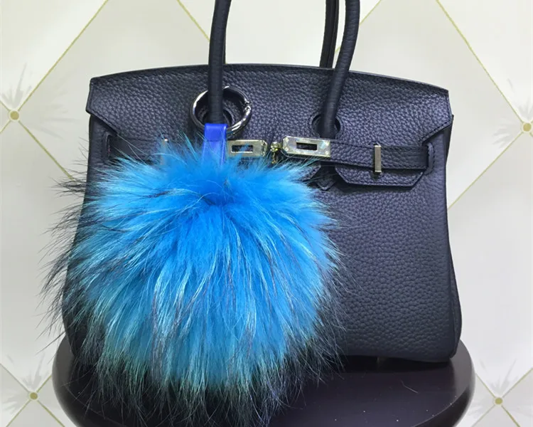 Stylish Women's Handbag Pompom Keychain Pendant Accessory for Elevating Bag Style Unique Purse Decoration Fashionable Charm