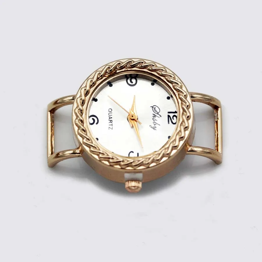 Shsby Diy персональные древние бронзовые часы с арабскими цифрами, круглые часы, настольные часы, ремешок для часов, аксессуары для часов