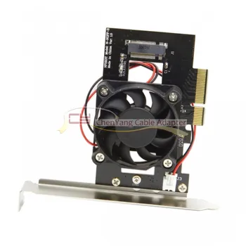 

PCI-E 3.0 x4 Lane Host Adapter Converter Card M.2 NGFF M Key SSD to Nvme PCI Express with Cooling Fan