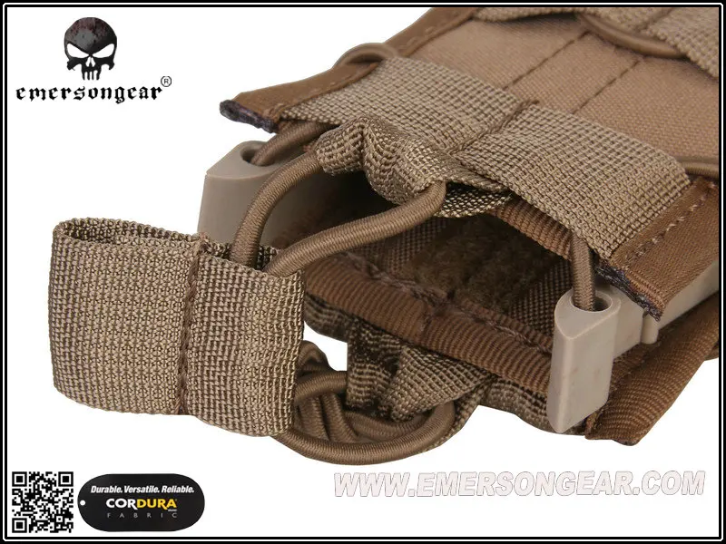 Сумка для магазина EmersonGear с одним блоком Боевая Molle Магнитная сумка Койот