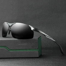 Поляризованные солнцезащитные очки мужские новые из алюминия и магния tide люди с такими же солнцезащитные очки на открытом воздухе езда вождения зеркало