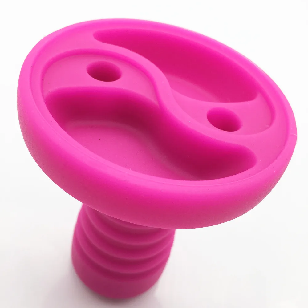 

Silicone Shisha Hookah Bowl Silicone Head With Metal Tray For Shisha Tobacco Charcoal Holder Hookah Bowl