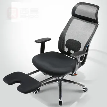 

Ergonomic Computer Chair Home Mesh Cloth Boss Chairs Swivel Lift Lacework Seat Modern Office Chair Headrest Support Stool