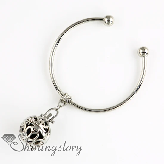 

peace sign openwork pendant metal volcanic stone diffuser diffuser bracelet lava stone beads charm bracelets locket charm