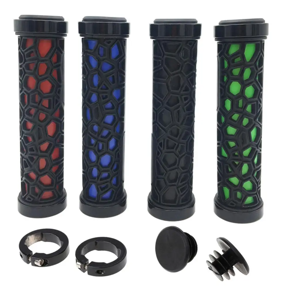 

1 Pair Stylish MTB Mountain Road Bike Lock-on Non-Slip Bicycle Handlebar Grips
