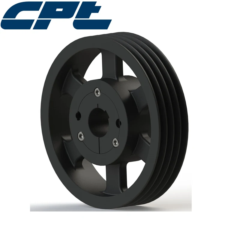

CPT brand SPZ taper bore large pulley wheel, 634mm outside diameter, match 3030 taper bush for 19-80mm shaft size, cast iron