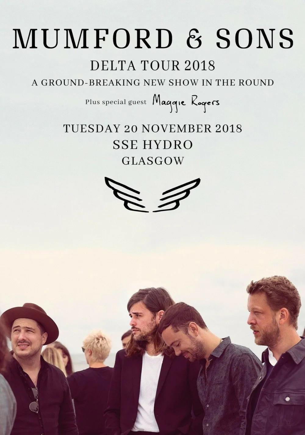 MUMFORD &amp SONS Delta 2018/2019 мир тур по Великобритании фото шелк постер декоративная стена