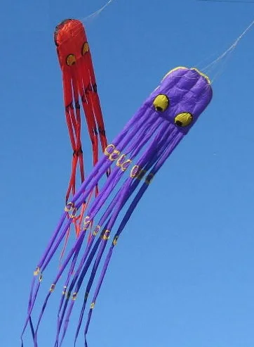 NEW ARRIVE 3D HIGH QUALITY 3.6M POWER OCTOPUS SOFT KITES FOR KITE FESTIVA NOT WITH STRING | Игрушки и хобби