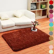 Пушистые коврики противоскользящая ворсистая зона ковер для гостиной дома спальня коврик, напольный ковер
