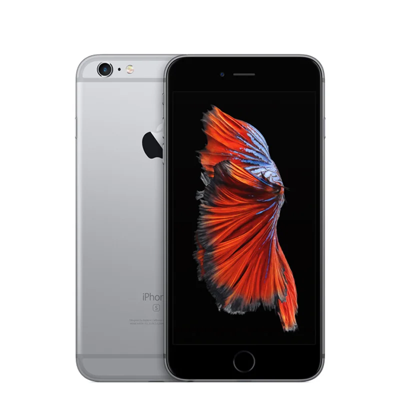 Разблокированный Apple iPhone 6S плюс 16 Гб/64/128 ГБ iOS двухъядерный процессор, 2 Гб Оперативная память Встроенная память 5," 12.0MP Камера LTE, отпечаток пальца, 4K видео мобильных телефонов - Цвет: Black