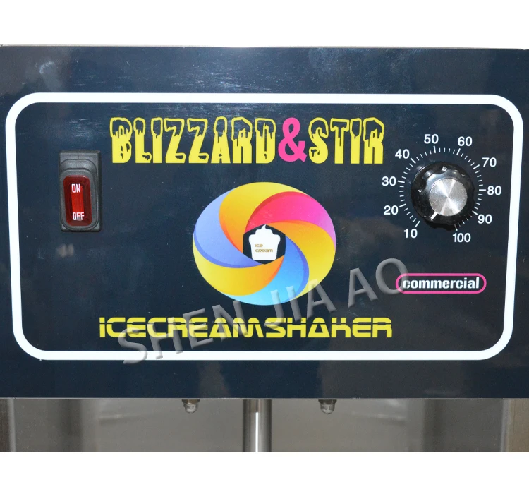 Blizzard машина Мороженое машина DQ-998 метель машина нержавеющая сталь шпатель для мороженого коммерческих мешалка 220 В 650 Вт 1 шт