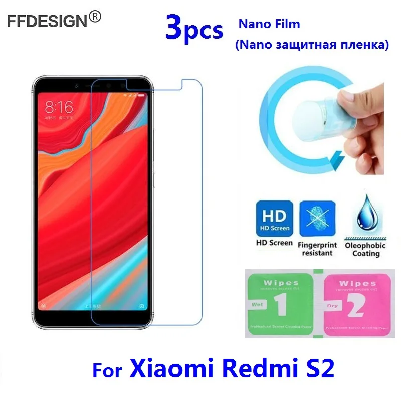 

Xiomi Redmi S2 Protective Film For Xiaomi Redmi S2 (Not Glass) Screen Protector Protection Nano Film Foil Saver
