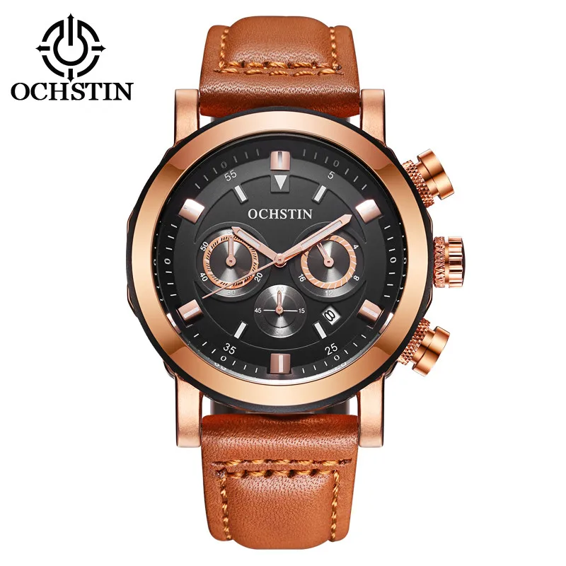 

OCHSTIN Brand Military Chronograph Wrist Watch Men Casual Watch Male Clock Quartz Watch Hodinky Quartz-watch Relogio Masculino