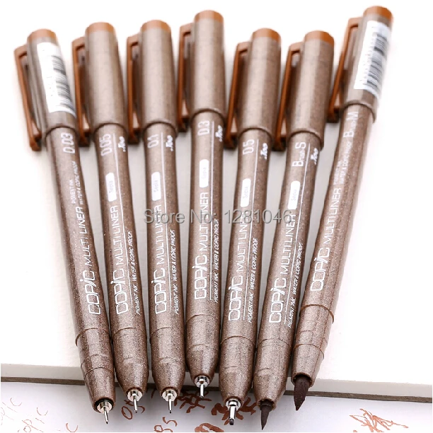 copic multiliner brown