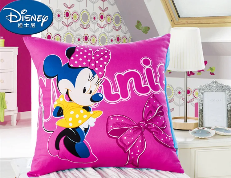 Disney черные чехлы для мобильных телефонов с Микки и Минни подушки Чехол Подушка