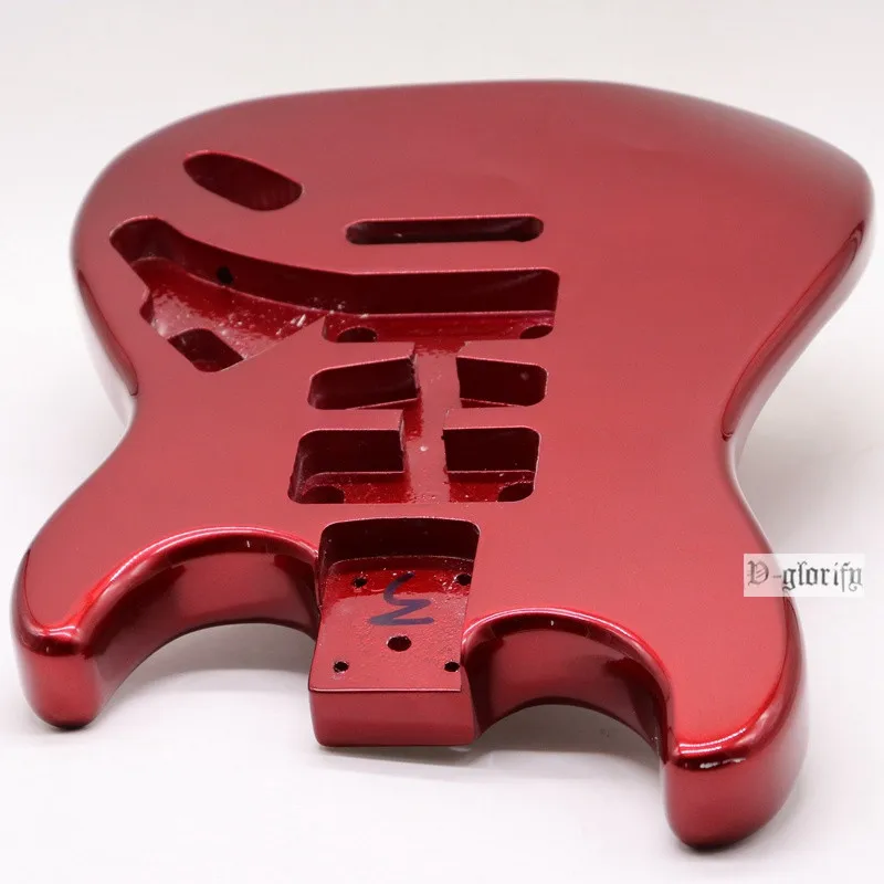 Металлический красный ST электрогитара тело липа гитара тело