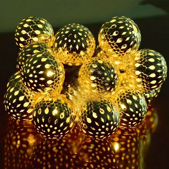 

3M 10pcs Sliver Rattan Led String Light Solar Powered Christmas Fairy String Garland LED Fairy Lights For Garden Party Holiday