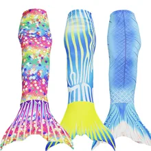 Костюм Купальник для косплея «хвост русалки» для девочек(без монофина); костюм принцессы для детей; пляжная одежда; G48