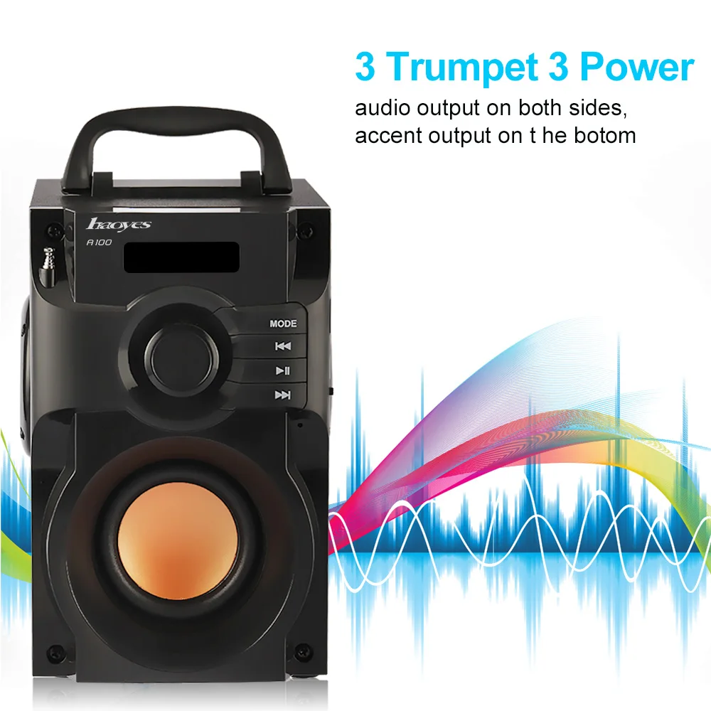 Колонка Bluetooth музыкальный сабвуфер супер бас Беспроводная колонка s Dancing Boombox