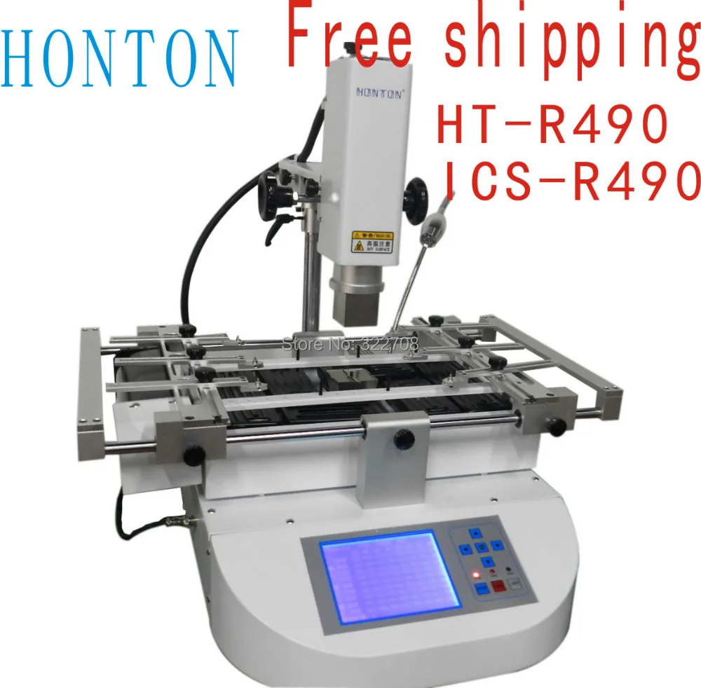 Honton HT-R490 bga reballing машина ICS-R490bga паяльная машина, Модернизированная от R392 сварочное оборудование 220 Белый