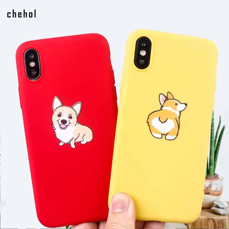

Heart Phone case for iphone 6s 7 8 plus X XS XS Max XR Sofe silicone Protect cover Phone Fashion Animal Printing Phone Case