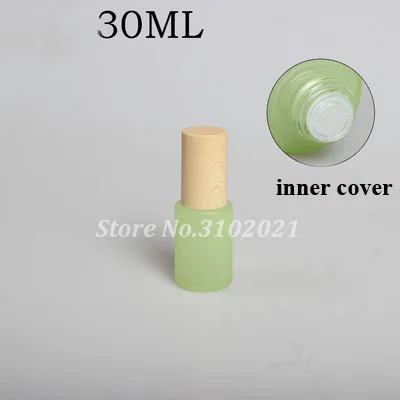 2/8 шт. 20 Вт, 30 Вт, 50 г зеленый Стекло DIY баночка для крема горшок набор 20 Вт, 30 Вт, 40/60/80/100/120 мл Пустые тонер опрыскиватель/лосьон Пресс бутылка с насосом из АБС-пластика кепки - Цвет: 30ML