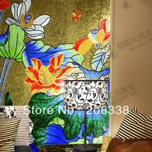 Декоративная стеклянная мозаичная плитка ручной работы Современная Художественная стена